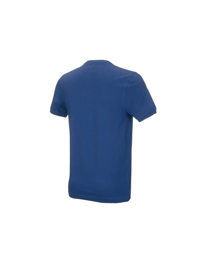 Shirts, Pullover & more: e.s. T-shirt cotton stretch, slim fit + alkaliblue 2