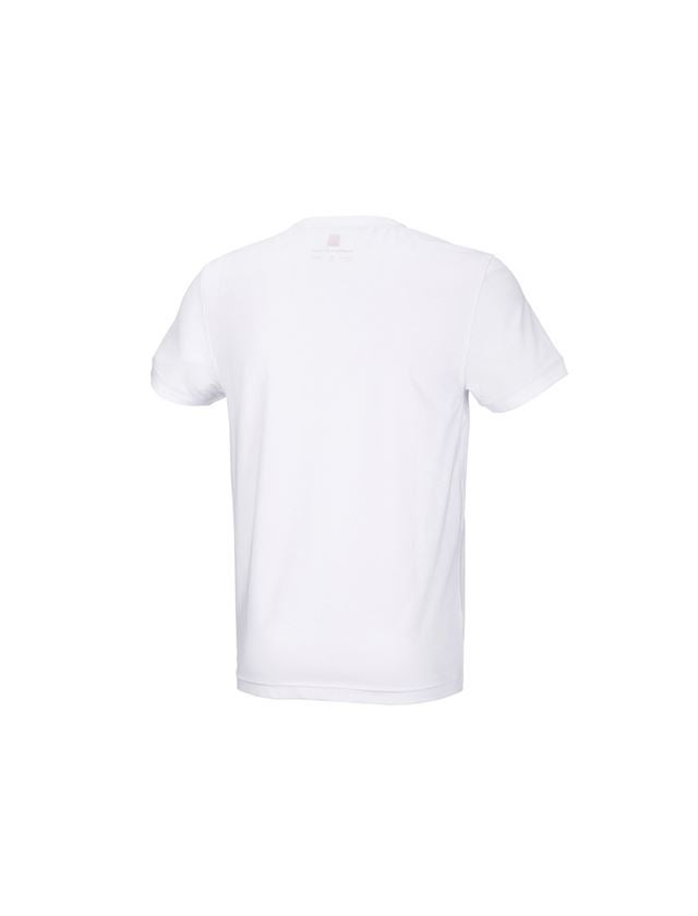Överdelar: e.s. T-shirt cotton stretch + vit 4