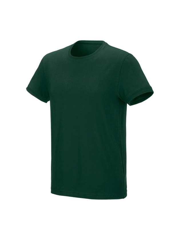 Överdelar: e.s. T-shirt cotton stretch + grön 1