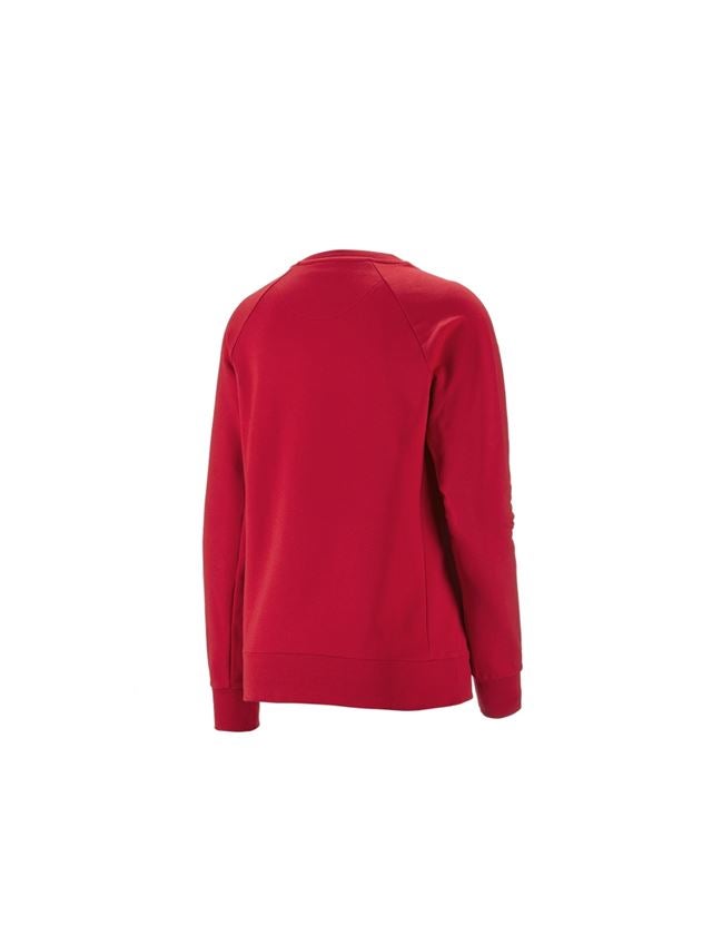 Shirts, Pullover & more: e.s. Sweatshirt cotton stretch, ladies' + fiery red 1