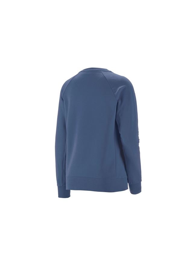Gardening / Forestry / Farming: e.s. Sweatshirt cotton stretch, ladies' + cobalt 1