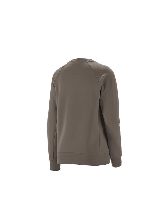 Shirts, Pullover & more: e.s. Sweatshirt cotton stretch, ladies' + stone 1