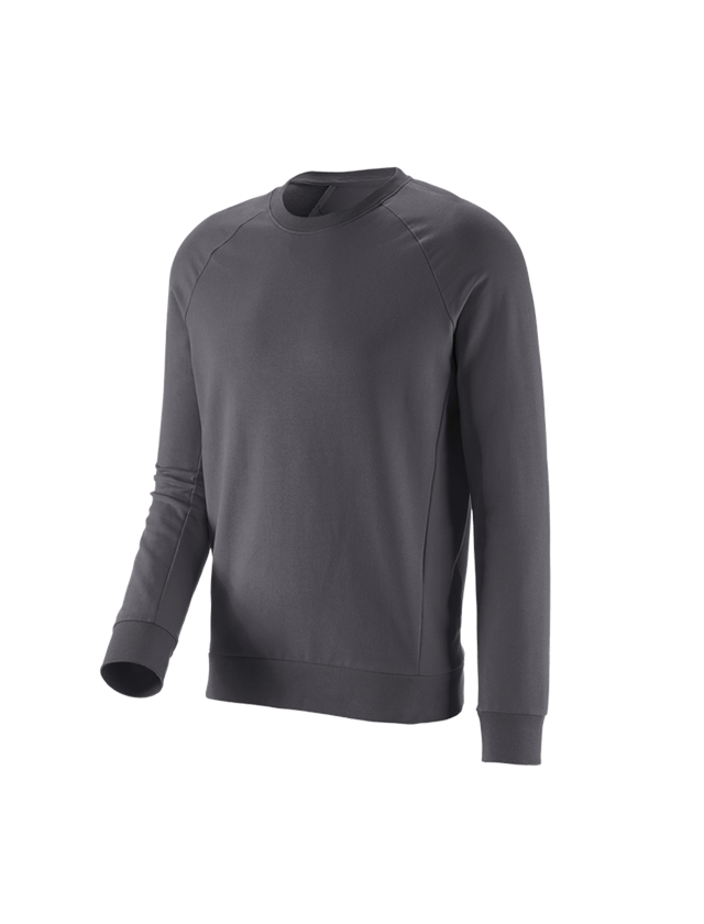 Shirts, Pullover & more: e.s. Sweatshirt cotton stretch + anthracite 1