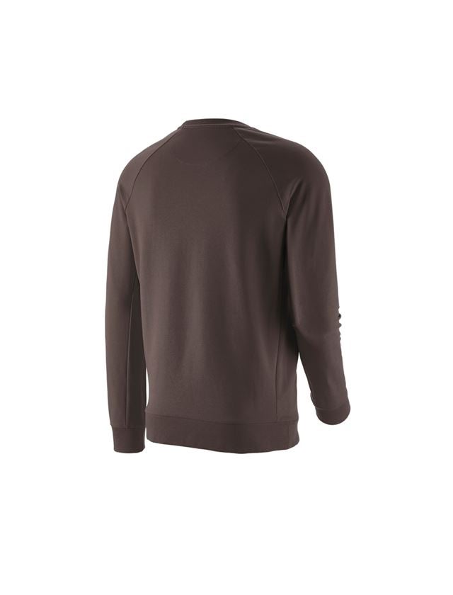 Shirts, Pullover & more: e.s. Sweatshirt cotton stretch + chestnut 2
