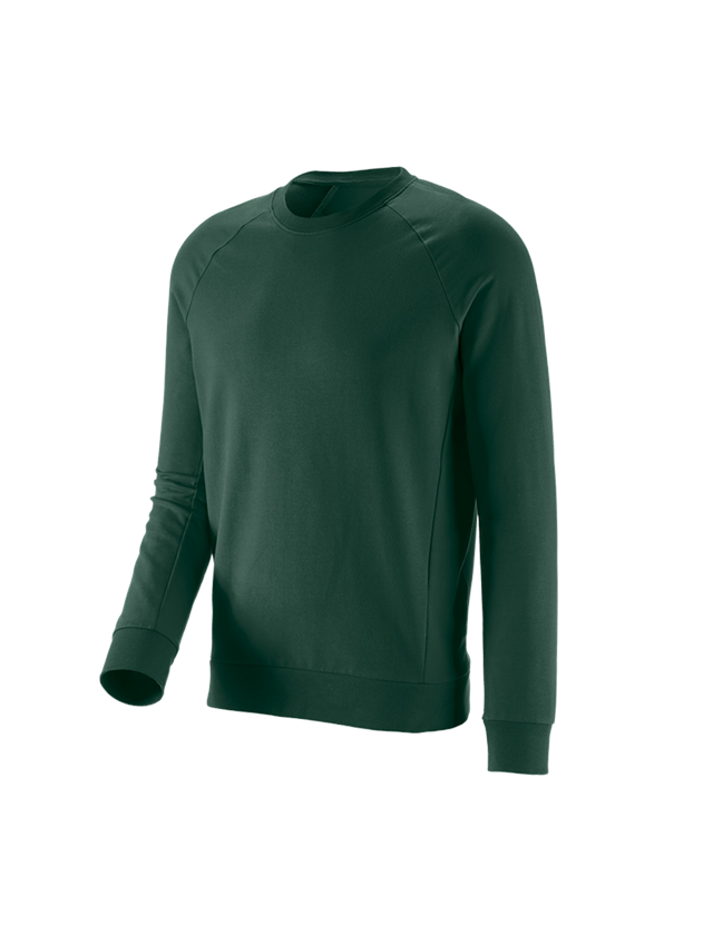 Överdelar: e.s. Sweatshirt cotton stretch + grön 1