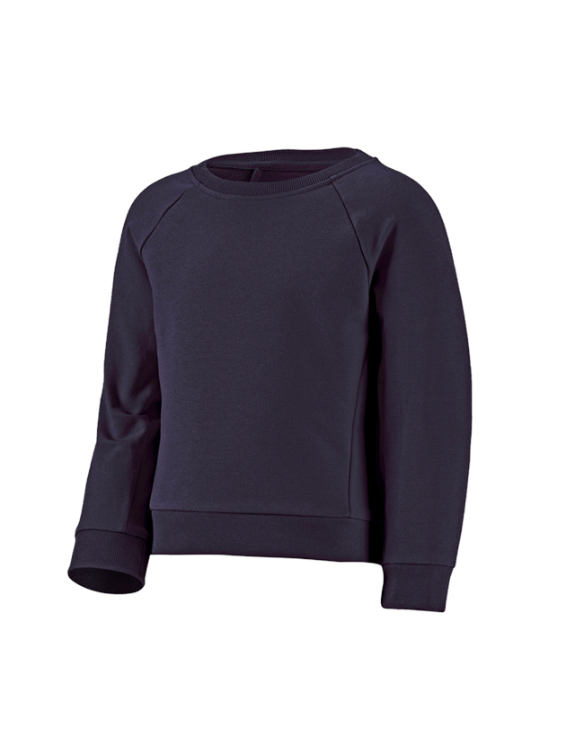 Topics: e.s. Sweatshirt cotton stretch, children's + navy 2