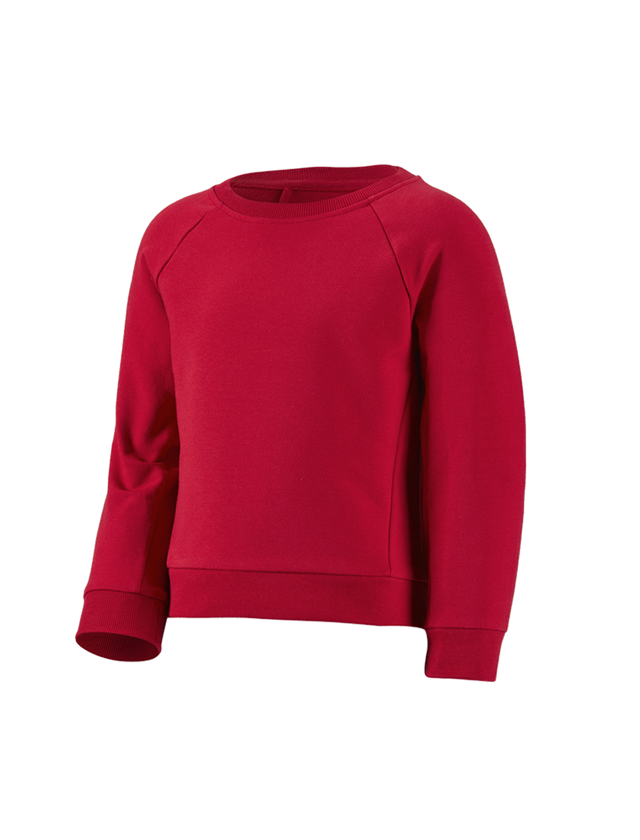 Shirts, Pullover & more: e.s. Sweatshirt cotton stretch, children's + fiery red