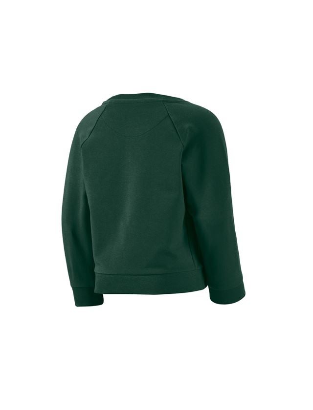 Överdelar: e.s. Sweatshirt cotton stretch, barn + grön 2