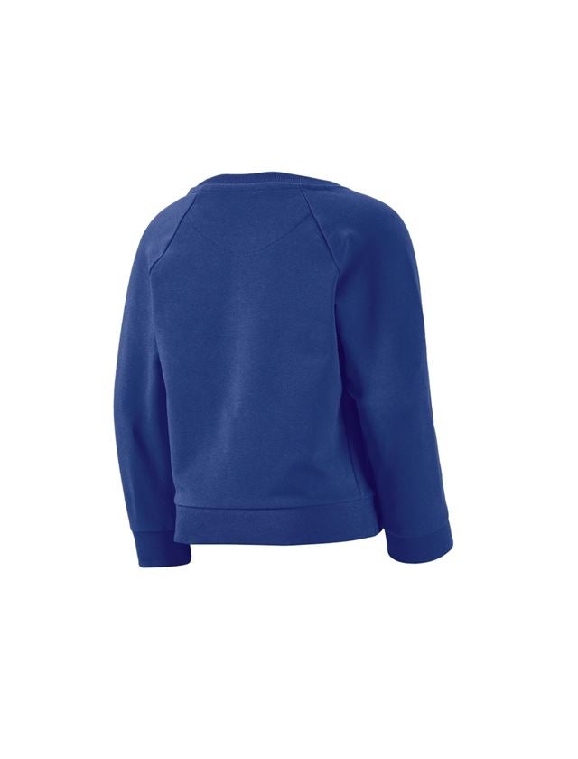 Teman: e.s. Sweatshirt cotton stretch, barn + kornblå 1