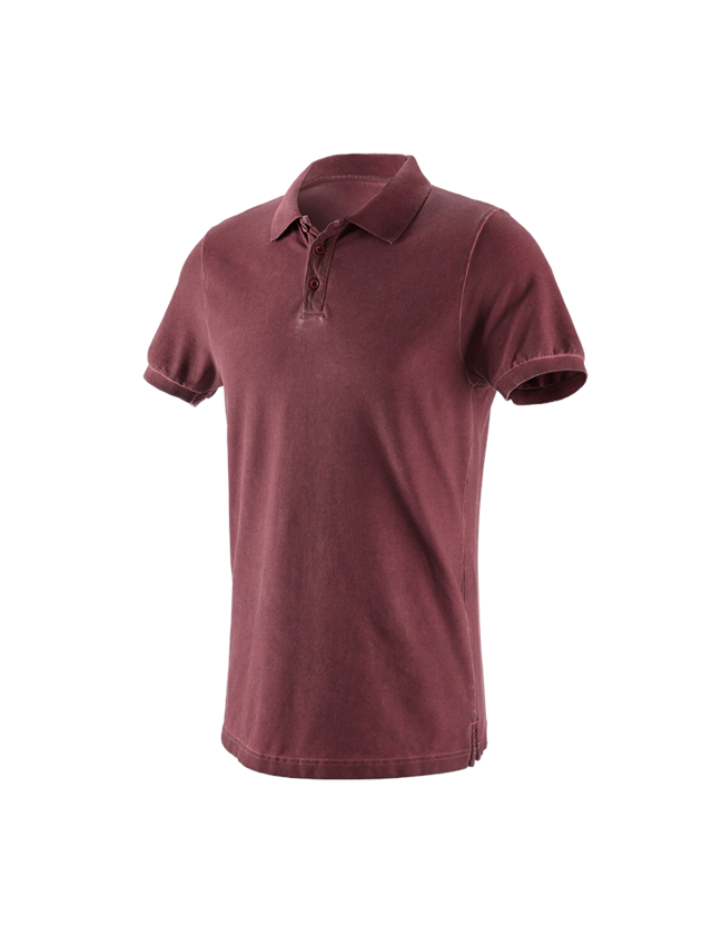 Plumbers / Installers: e.s. Polo shirt vintage cotton stretch + ruby vintage 4