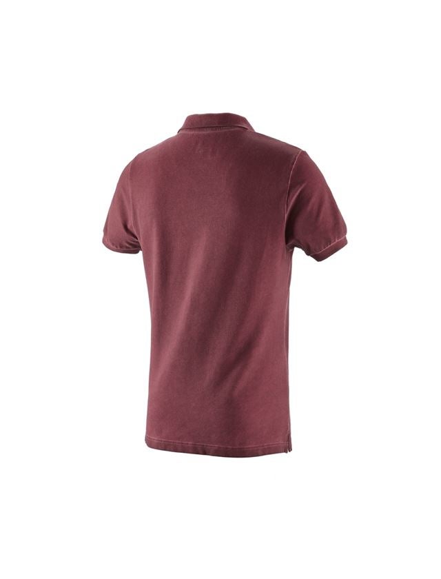 Plumbers / Installers: e.s. Polo shirt vintage cotton stretch + ruby vintage 5