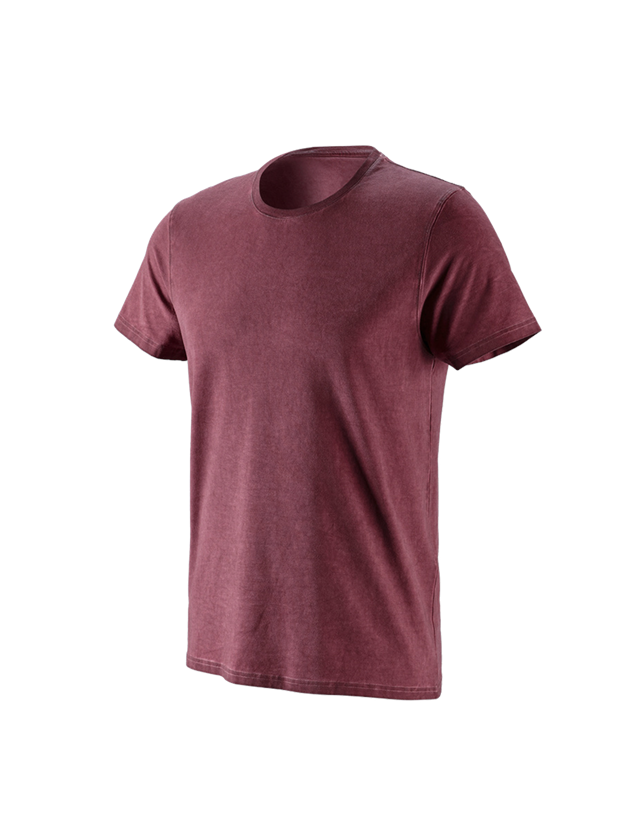 Överdelar: e.s. T-Shirt vintage cotton stretch + rubin vintage