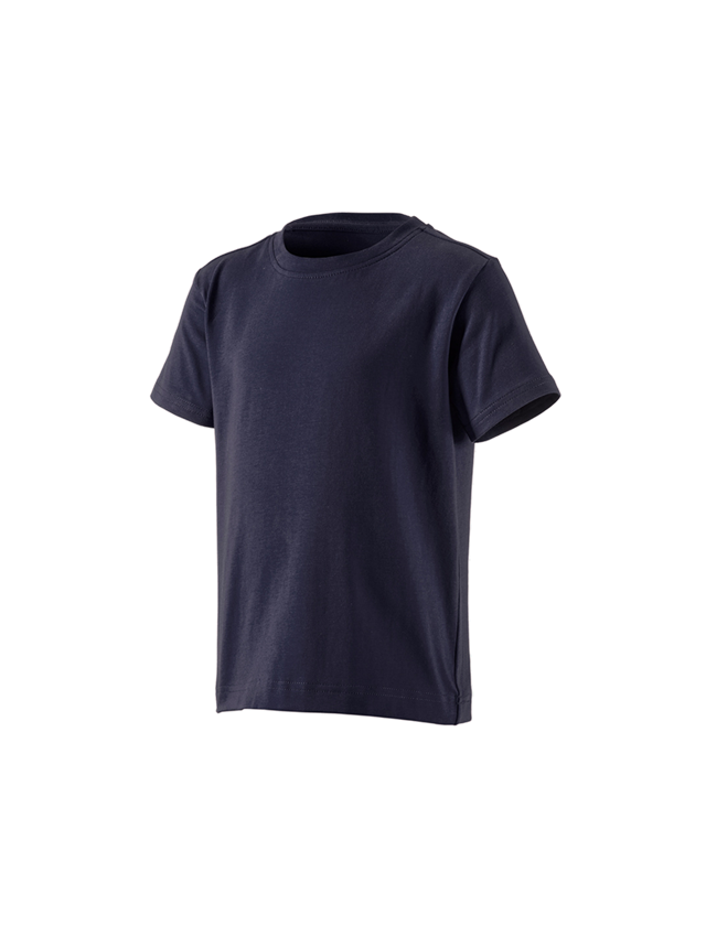 Teman: e.s. t-shirt cotton stretch, barn + mörkblå 2