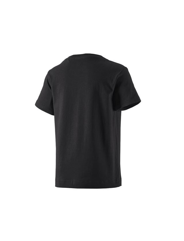 Överdelar: e.s. t-shirt cotton stretch, barn + svart 2
