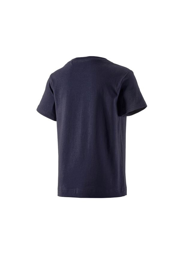 Överdelar: e.s. t-shirt cotton stretch, barn + mörkblå 3