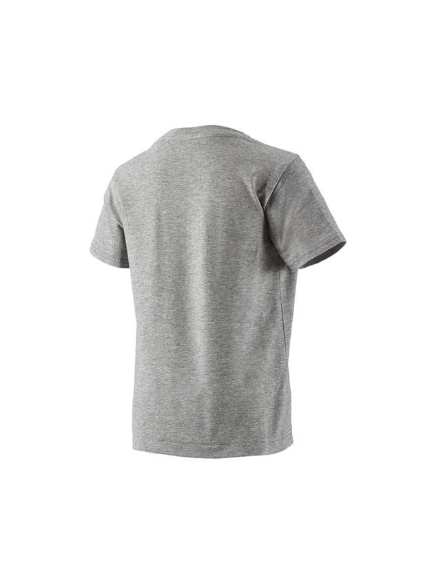 Teman: e.s. t-shirt cotton stretch, barn + gråmelerad 3