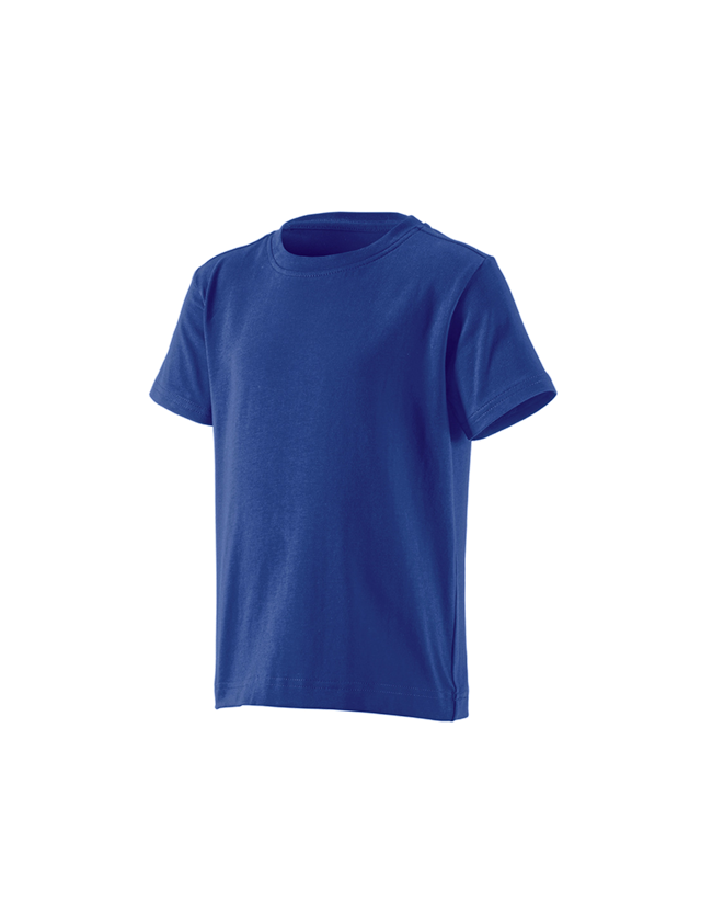 Teman: e.s. t-shirt cotton stretch, barn + kornblå