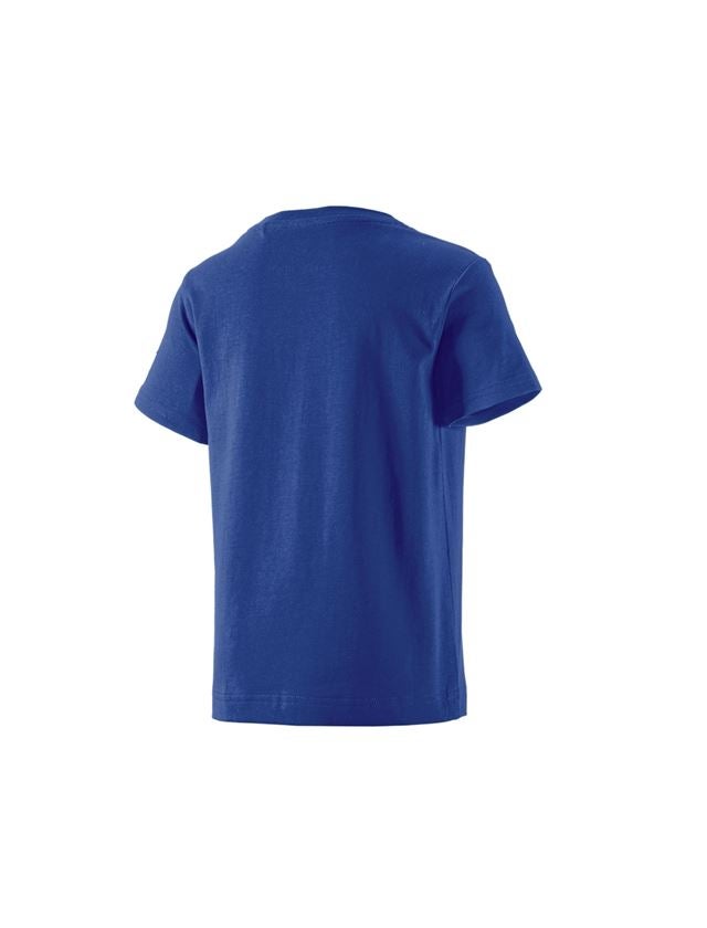Teman: e.s. t-shirt cotton stretch, barn + kornblå 1