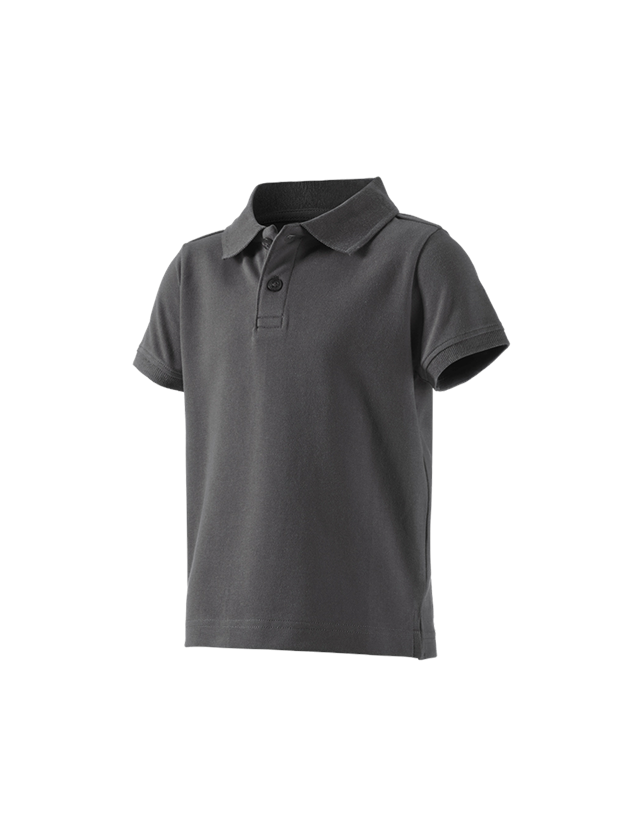Teman: e.s. Polo-Shirt cotton stretch, barn + antracit