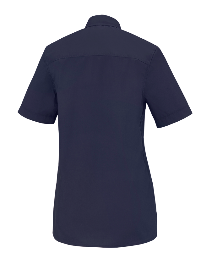 Shirts, Pullover & more: e.s. Service blouse short sleeved + navy 1