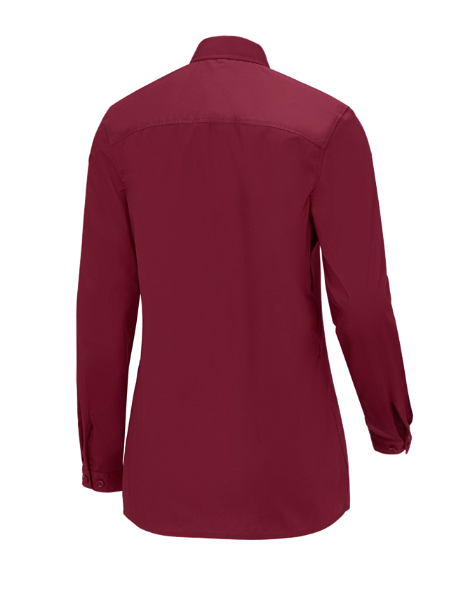 Shirts, Pullover & more: e.s. Service blouse long sleeved + ruby 1