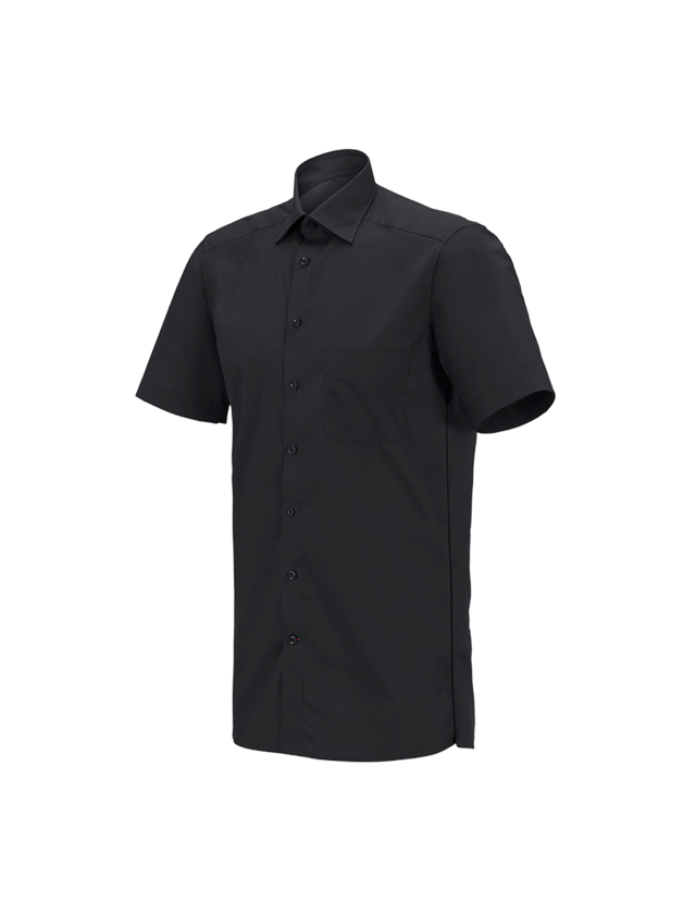 Teman: e.s. serveringsskjorta kortärmad + svart