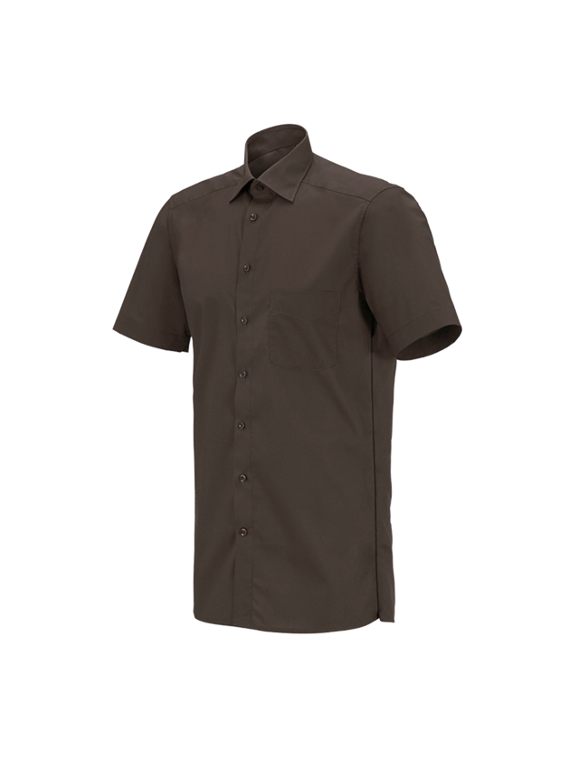 Topics: e.s. Service shirt short sleeved + chestnut