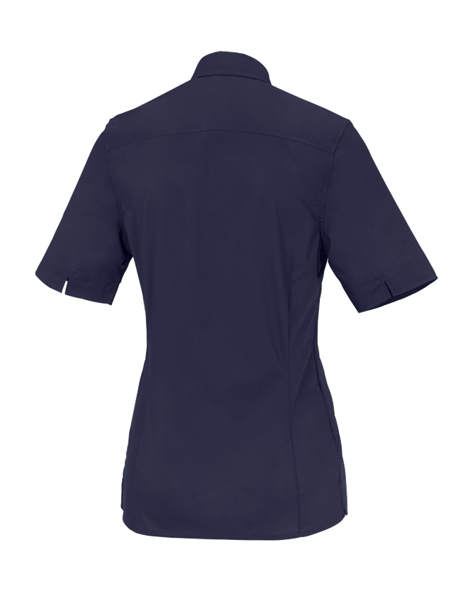 Topics: Business blouse e.s.comfort, short sleeved + navy 1