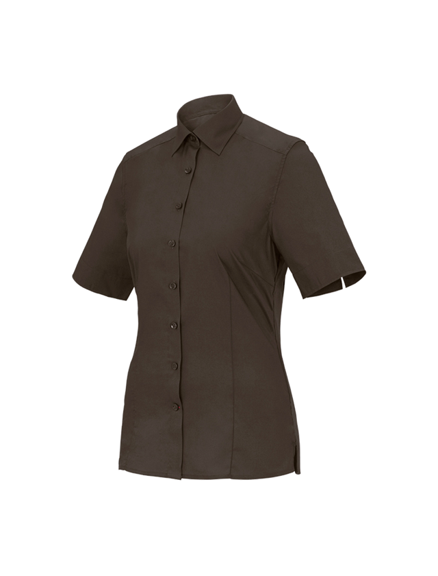 Topics: Business blouse e.s.comfort, short sleeved + chestnut 2