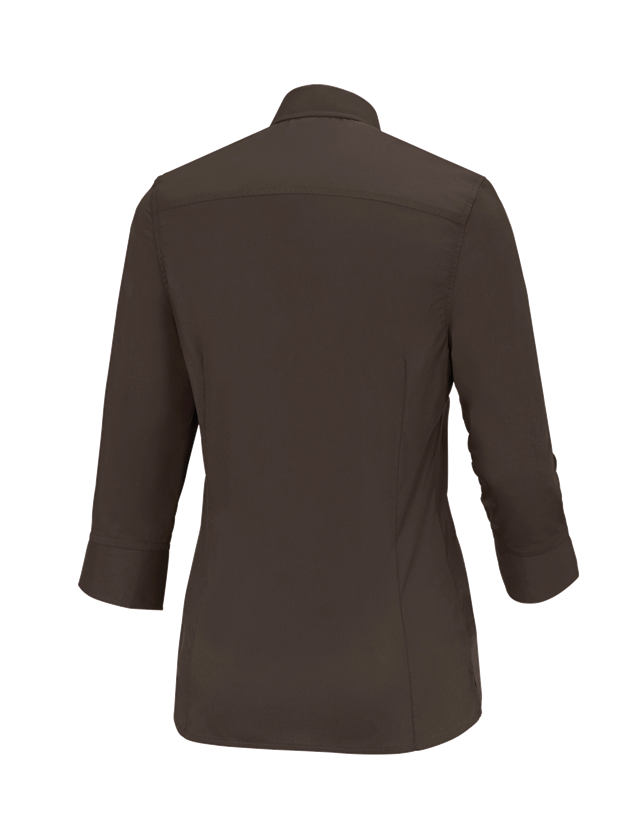 Shirts, Pullover & more: Business blouse e.s.comfort, 3/4-sleeve + chestnut 1