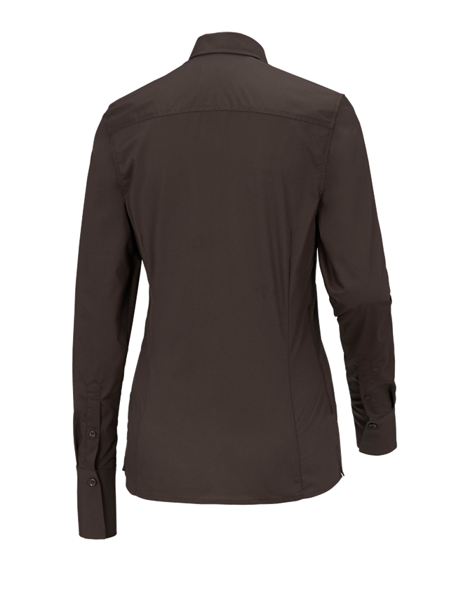 Topics: Business blouse e.s.comfort, long sleeved + chestnut 2