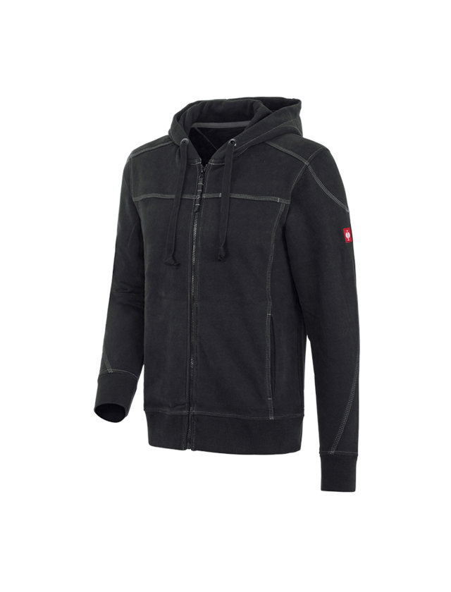 Shirts, Pullover & more: Hooded jacket cotton e.s.roughtough + black 2