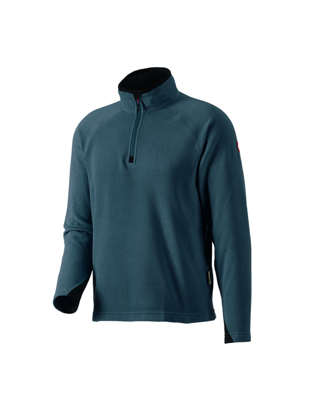 Shirts, Pullover & more: Microfleece troyer dryplexx® micro + seablue 2