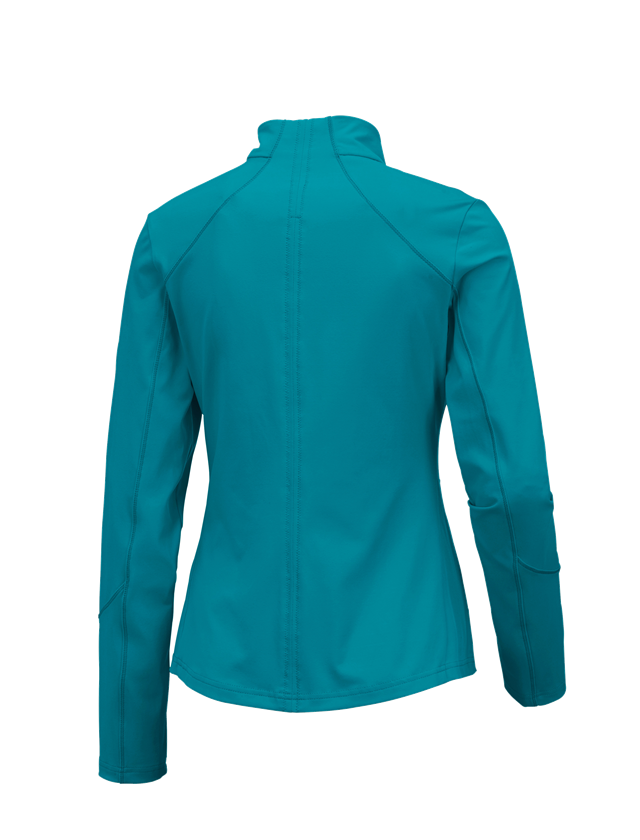 Shirts, Pullover & more: e.s. Functional sweat jacket solid, ladies' + ocean 1