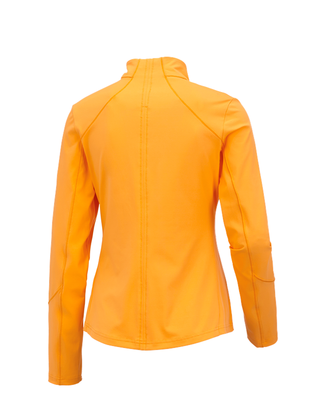 Gardening / Forestry / Farming: e.s. Functional sweat jacket solid, ladies' + lightorange 1