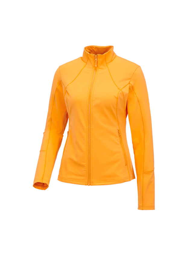 Work Jackets: e.s. Functional sweat jacket solid, ladies' + lightorange
