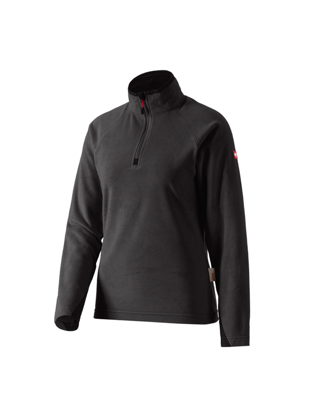 Shirts, Pullover & more: Ladies' Microfleece troyer dryplexx® micro + black 1