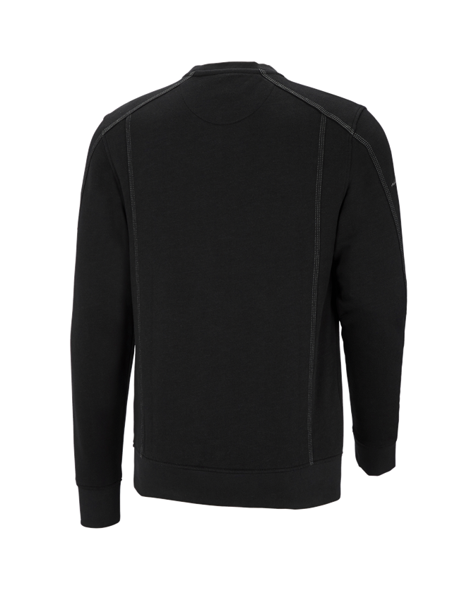 Överdelar: Sweatshirt cotton slub e.s.roughtough + svart 3