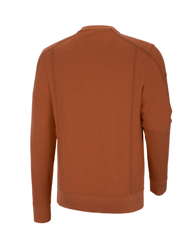 Shirts, Pullover & more: Sweatshirt cotton slub e.s.roughtough + copper 3