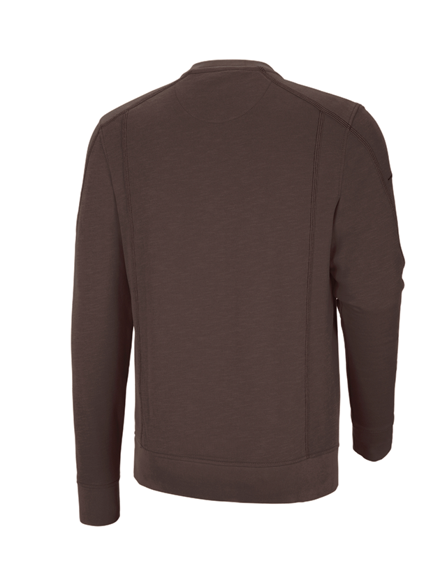 Shirts, Pullover & more: Sweatshirt cotton slub e.s.roughtough + bark 3