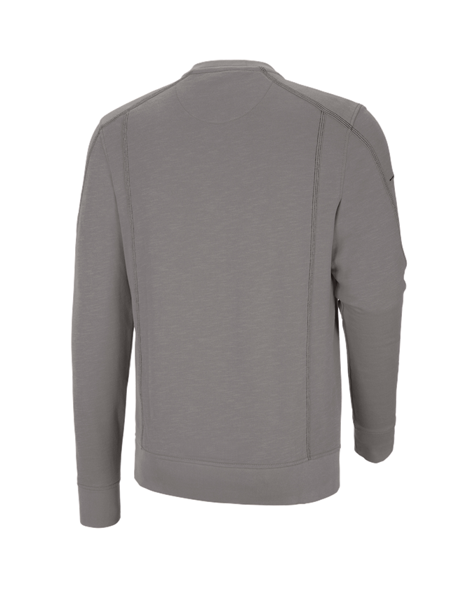 Shirts, Pullover & more: Sweatshirt cotton slub e.s.roughtough + ash 1