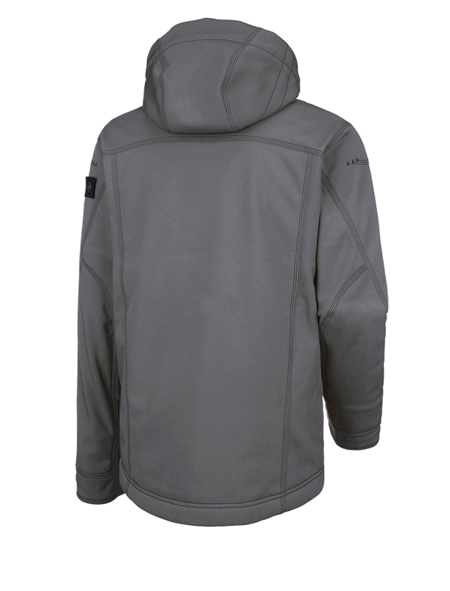 Work Jackets: Winter softshell jacket e.s.roughtough + titanium 3