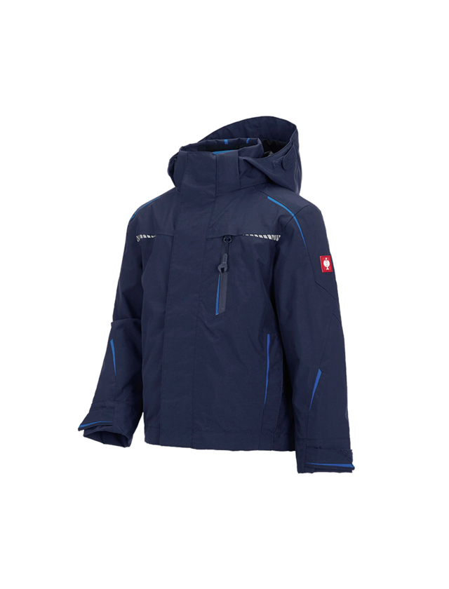Jackets: 3 in 1 functional jacket e.s.motion 2020,  childr. + navy/atoll 2