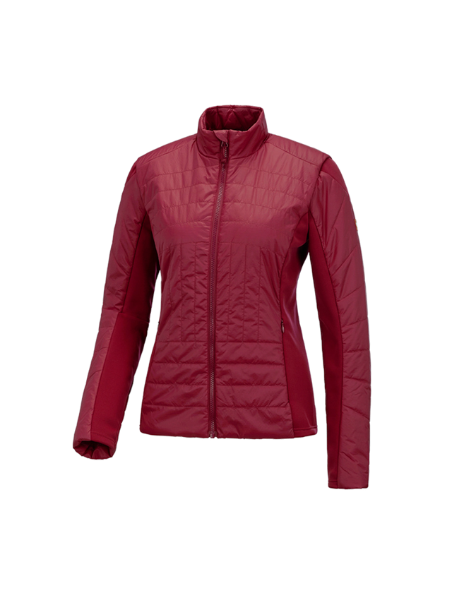 Gardening / Forestry / Farming: e.s. Function quilted jacket thermo stretch,ladies + ruby