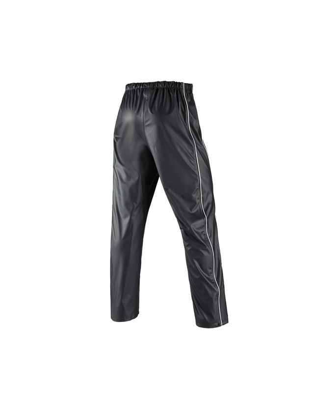 Work Trousers: Rain trousers flexactive + black 3