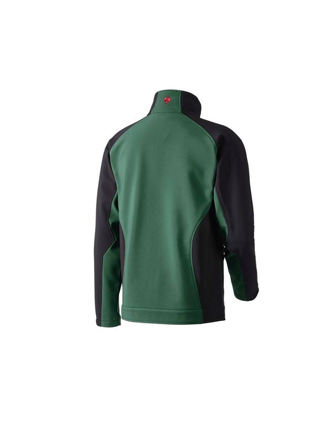 Plumbers / Installers: Softshell Jacket dryplexx® softlight + green/black 3