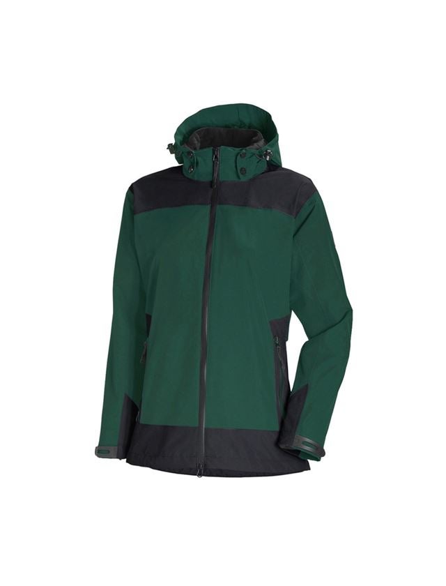 Work Jackets: e.s. 3 in 1 ladies' Functional jacket + green/black 2