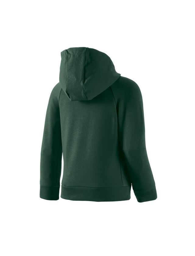 Topics: e.s. Hoody sweatjacket cotton stretch, children’s + green 3