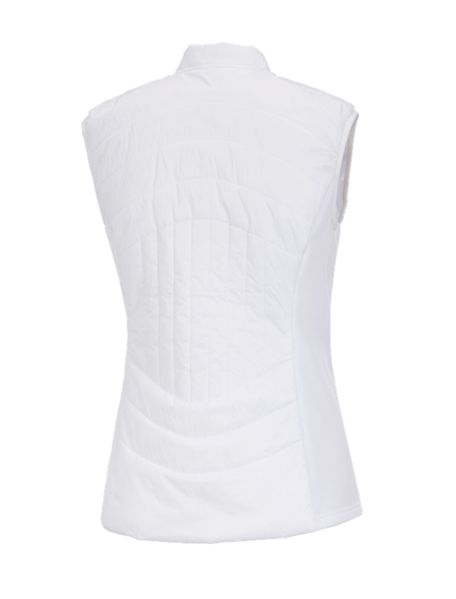 Work Body Warmer: e.s. Function quilted bodywarmer thermo stretch,l. + white 1