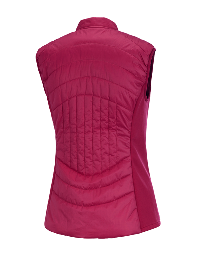 Work Body Warmer: e.s. Function quilted bodywarmer thermo stretch,l. + berry 1